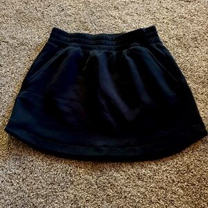 NWOT Abercrombie & Fitch YPB Neoknit black Skirt “sweatpants” material pockets